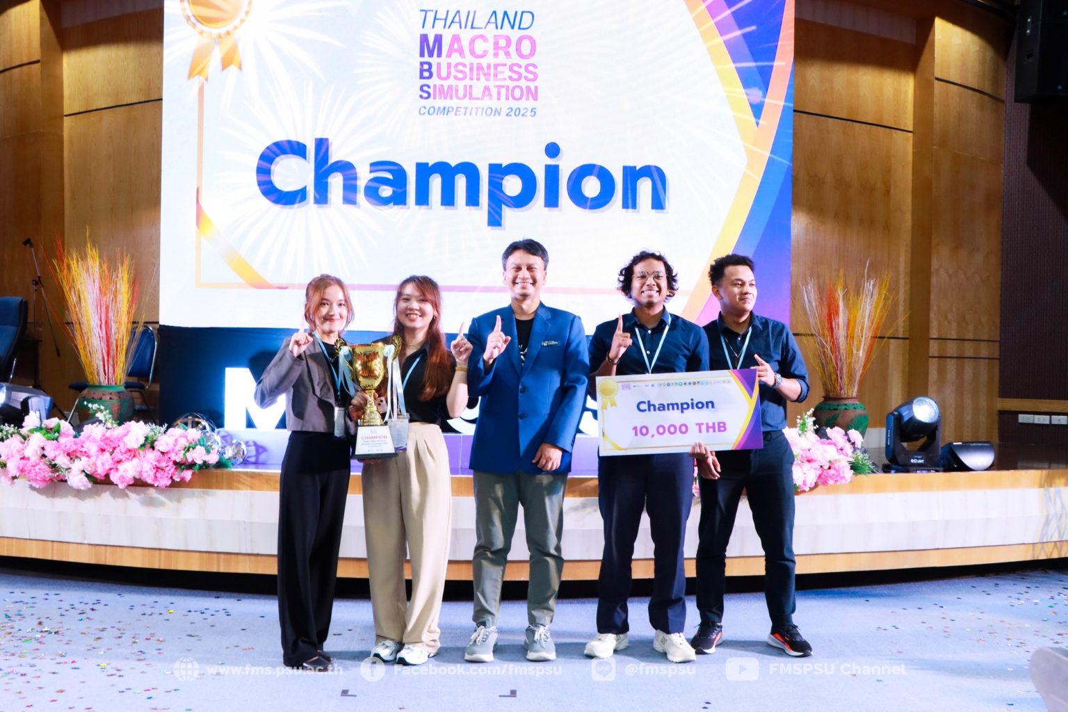 WUIC Students Win First Place in Thailand Macro Business Simulation 2025