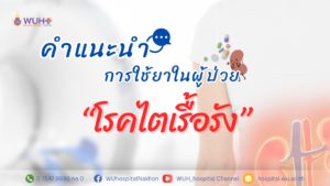 คำแนะนำการใช้ยาในผู้ป่วยโรคไตเรื้อรัง