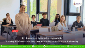 Dr. Konrawan Rattanaburi Joins KSK Visiting Professorship Program at Nürtingen-Geislingen University