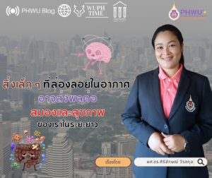 สิ่งเล็ก ๆ ที่ล่องลอยในอากาศ อาจส่งผลต่อสมองและสุขภาพของเราในระยะยาว