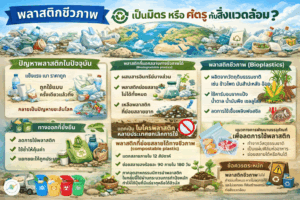 พลาสติกชีวภาพ เป็นมิตรหรือศัตรูกับสิ่งแวดล้อม