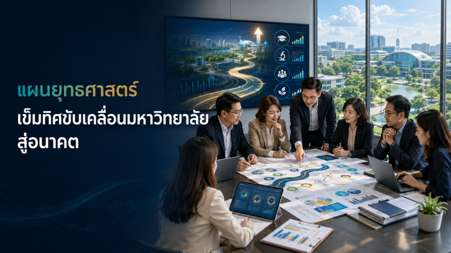 แผนยุทธศาสตร์: เข็มทิศสำคัญในการขับเคลื่อนมหาวิทยาลัยสู่อนาคต