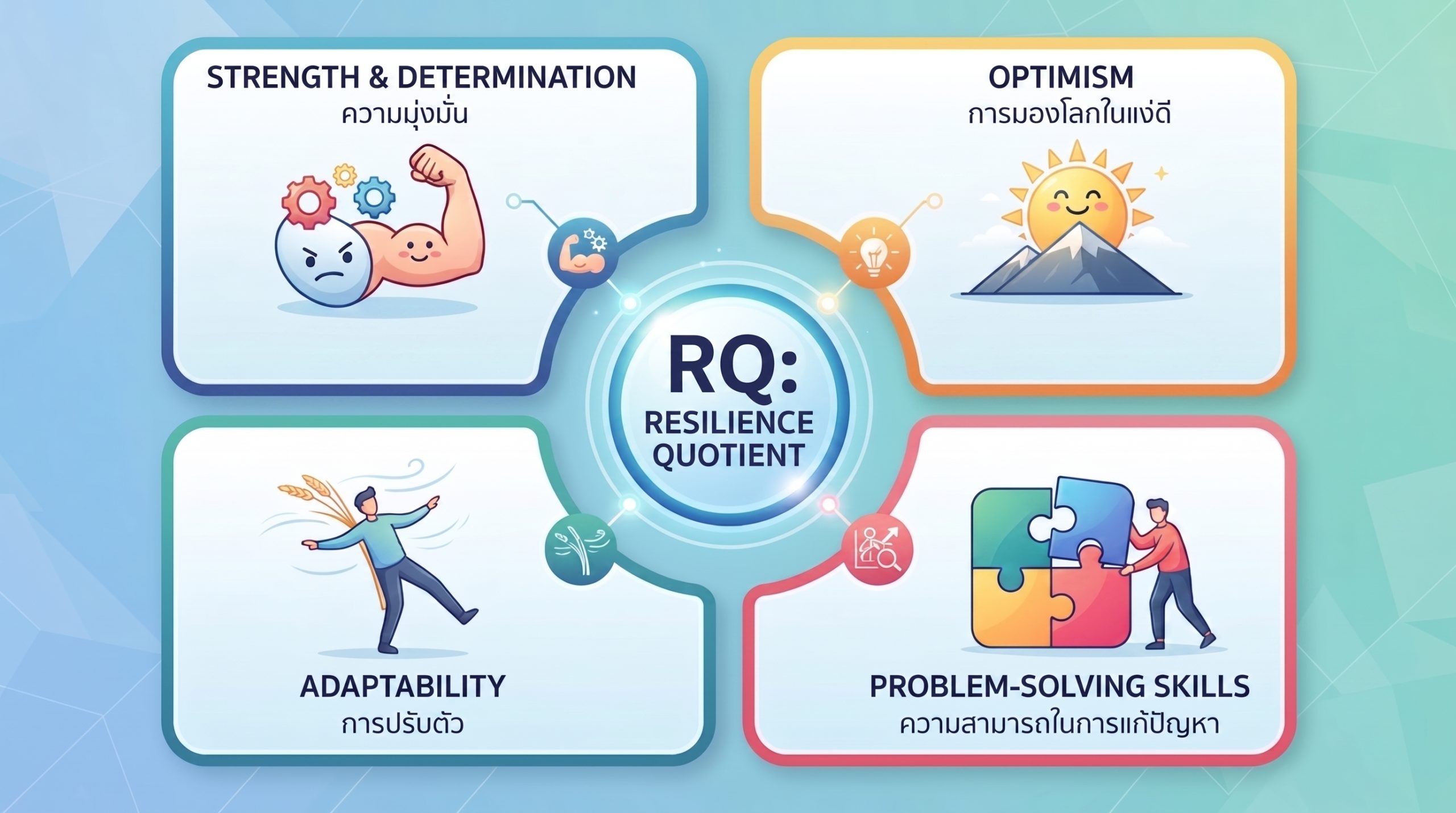 อย่ามุ่งพัฒนาแต่ IQ หรือ EQ จนลืมสร้าง RQ ให้แข็งแกร่งในยุดนี้